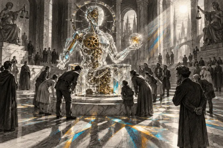 Illustration for “The Machine on Trial”
