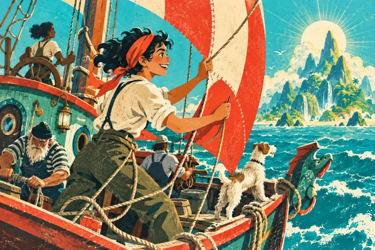Illustration for “Pirates on Board!”