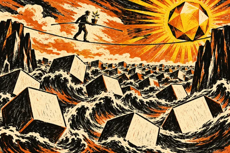 Illustration for “The irrationality of early-stage fundraising”