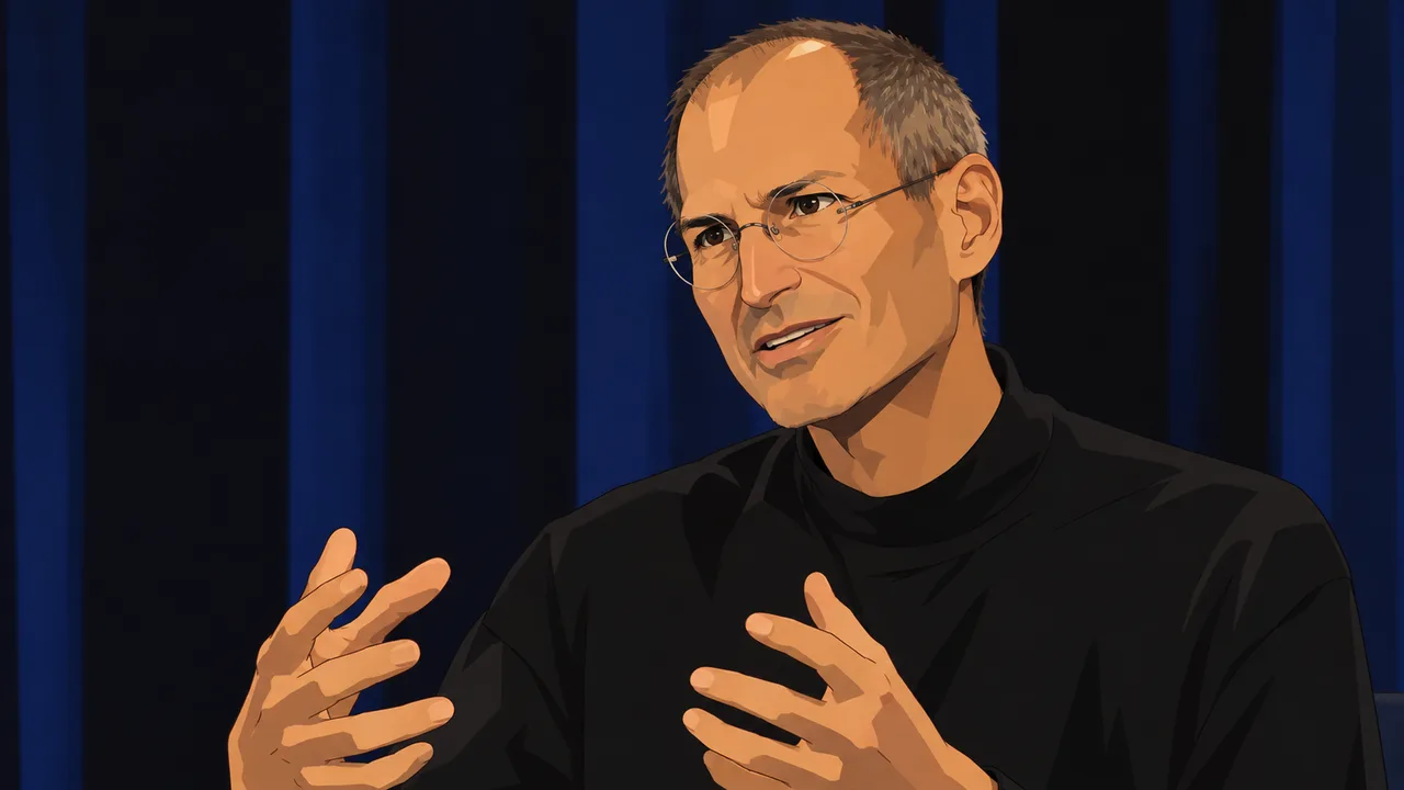 Anime illustration for Steve Jobs Interview about the iPhone 3G - 6/9/2008.